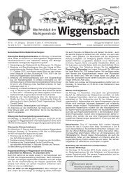 Wochenblatt der Marktgemeinde Wiggensbach