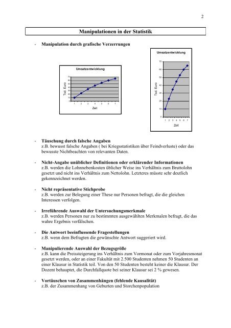 Statistik Schülerversion - WIHOGA Dortmund