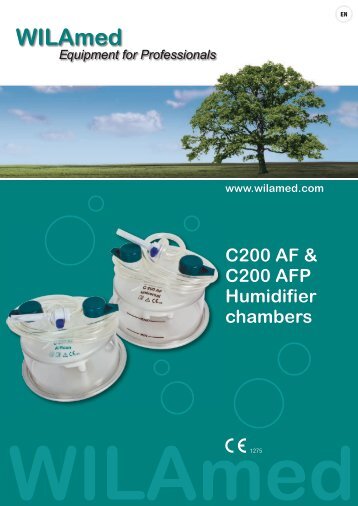 C200 AF & C200 AFP Humidifier chambers www.wilamed.com
