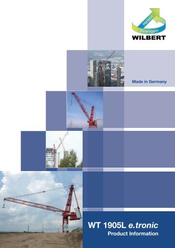 Download Brochure WT 1905L e.tronic -  Wilbert Kranservice GmbH