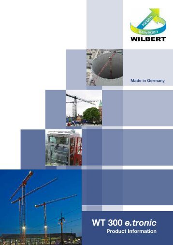 Download brochure WT 300 e.tronic - Wilbert Kranservice GmbH