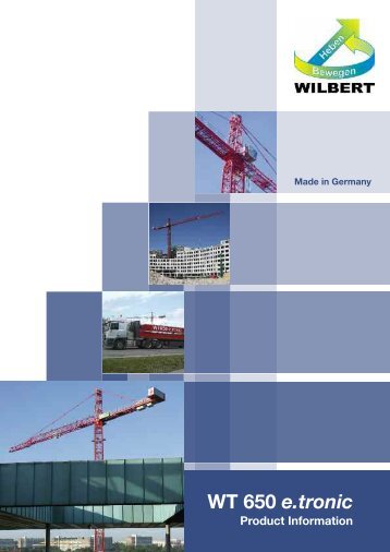 Download brochure WT 650 e.tronic - Wilbert Kranservice GmbH