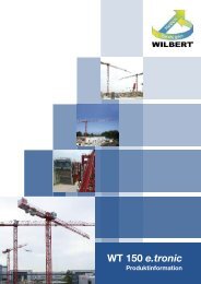 Download Broschüre WT 150 e.tronic - Wilbert Kranservice GmbH