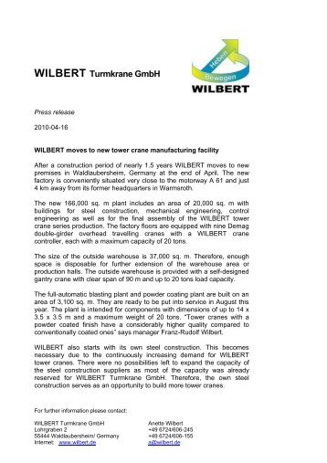 2008-04-10 - Wilbert Kranservice GmbH