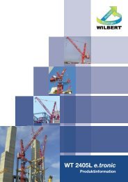 Download Broschüre WT 2405L e.tronic - Wilbert Kranservice GmbH