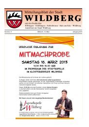 Samstag 16. März 2013 - Wildberg
