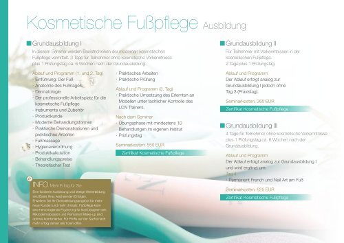 LCN Aus- und Weiterbildung  - Wilde Cosmetics GmbH