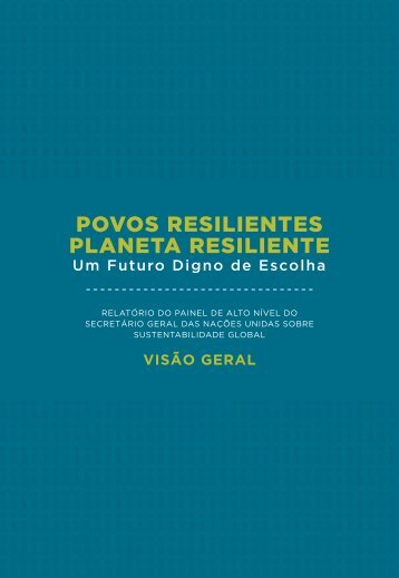 Povos Resilientes, Planeta Resiliente - Naciones Unidas