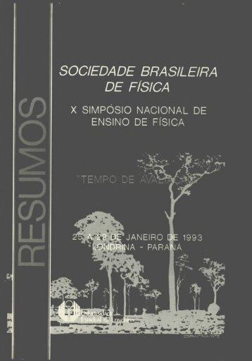 estrutura do x snef - Sociedade Brasileira de Física