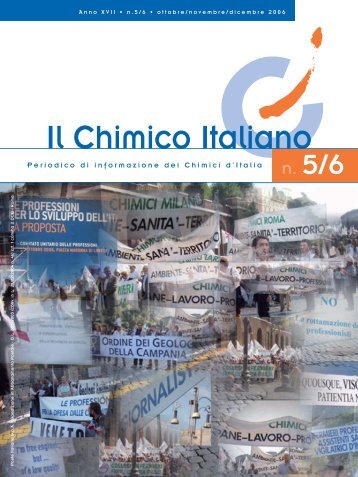 Il Chimico Italiano - Consiglio Nazionale dei Chimici