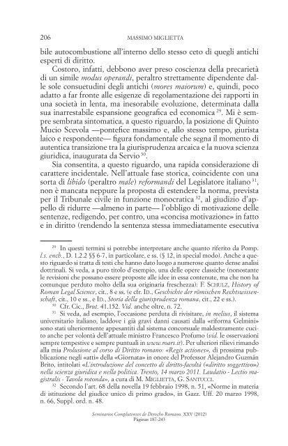 seminarios complutenses de derecho romano xxv - Università degli ...