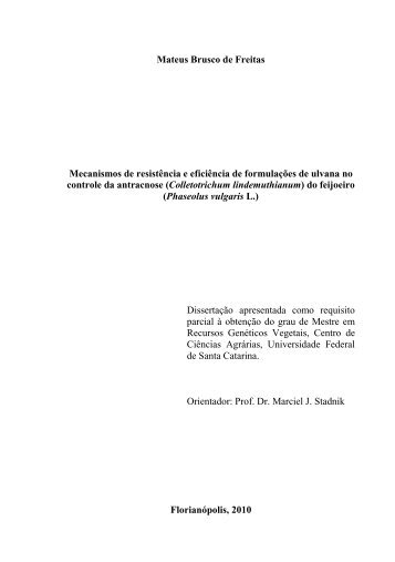 Mateus Brusco de Freitas - Centro de Ciências Agrárias - UFSC