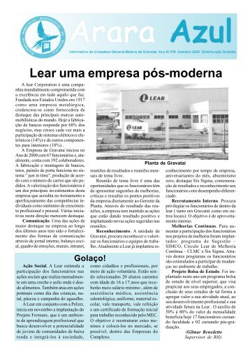 Lear uma empresa pós-moderna - Complexo Industrial Automotivo