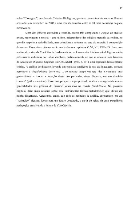 Texto completo em PDF - Museu da Vida