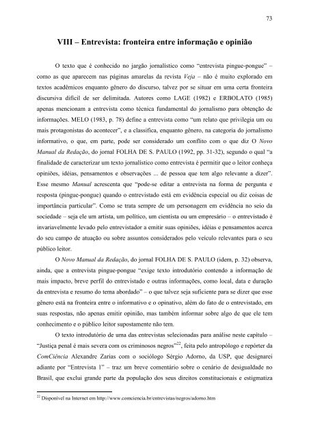 Texto completo em PDF - Museu da Vida