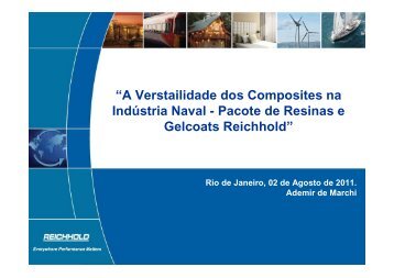 A Verstailidade dos Composites na Indústria Naval - Tecnologia de ...