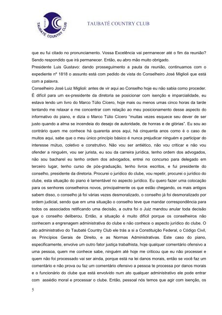 Ata da Reunião do Conselho Deliberativo realizada em 07/08/2007