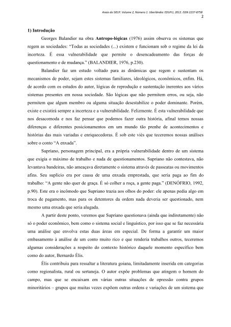 trabalho, opressão e língua: por uma análise do conto “a enxada”