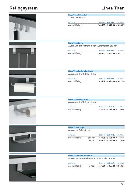 Reling/Funktionssäulen