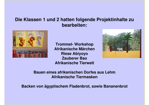 Afrika-Projekt Teil 1 (pdf, 6MB) - in Wilhelmsfeld!