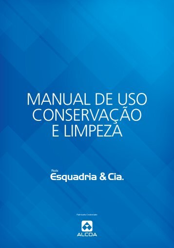 Download Manual de Uso Conservação E Limpeza - Lac