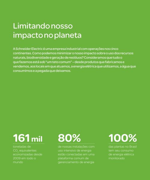 Relatório de Estratégia e Sustentabilidade Brasil - Schneider Electric