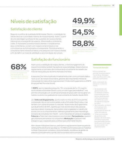 Relatório de Estratégia e Sustentabilidade Brasil - Schneider Electric