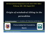 Origin of octahedral tilting in the perovskites - Université de Fribourg