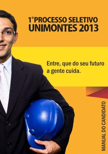 Manual do Candidato - Cotec - Unimontes