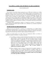 una optica acerca del divorcio y el recasamiento - Comunidad ...