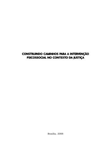 Construindo Caminhos - TJDFT