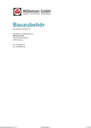 BauzubehÃ¶r - Willemsen GmbH
