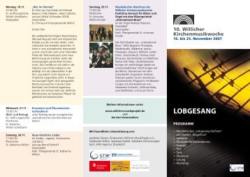 LOBGESANG - Willicher MusikProjekt