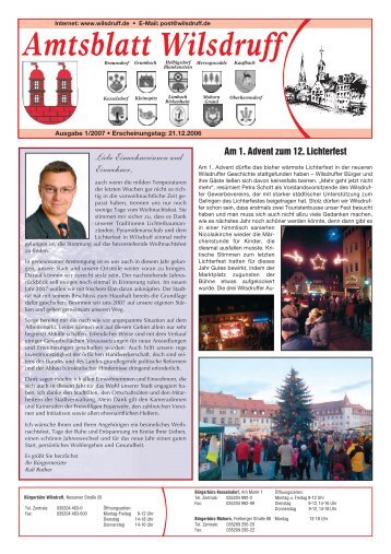Ausgabe Januar 2007 - Stadt Wilsdruff
