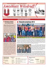Amtsblatt Wilsdruff - Stadt Wilsdruff