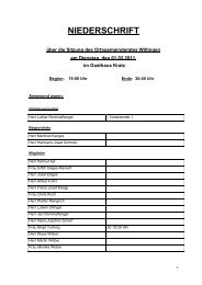 01.03.2011 - Ortsgemeinde Wiltingen