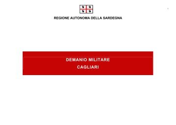 DEMANIO MILITARE CAGLIARI - Regione Autonoma della Sardegna