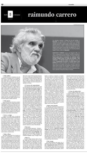 Edição 114 - Jornal Rascunho - Gazeta do Povo
