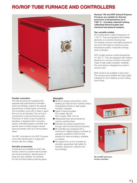 HIGH TEMPERATURE FURNACES - Windaus