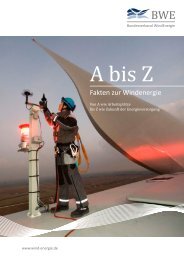 A – Z: Fakten zur Windenergie - Bundesverband WindEnergie eV