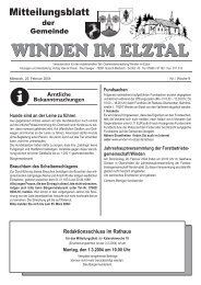 WINDEN IM ELZTAL WINDEN IM ELZTAL