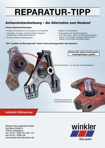 REPARATUR-TIPP - Winkler