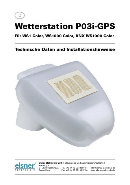 Kurzanleitung Montage Ws1 Color – CKBWD