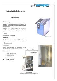 Datenblatt H2O2 Generator - Winterhoff-Edelstahl GmbH