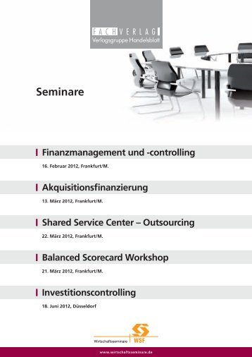 Finanzmanagement und -controlling - WSF Wirtschaftsseminare