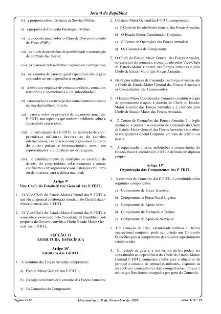 Série I, N.° 19 - Jornal da República