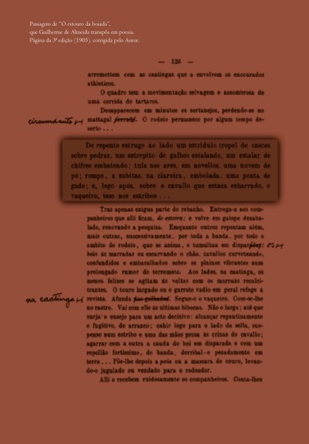 O estouro da boiada - Academia Brasileira de Letras