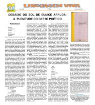 DEBAIXO DO SOL, DE EUNICE ARRUDA: A ... - Linguagem Viva
