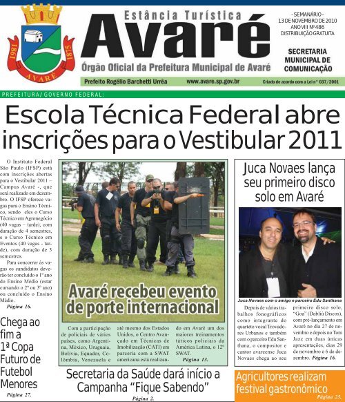 Escola Técnica Federal abre inscrições para o Vestibular 2011