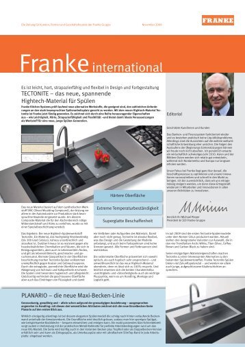 November 2009 : Franke International 02/2009